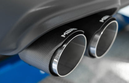 MBRP 15-Up Challenger 5.7 / 17-Up 6.2L/6.4L 3in Race Series Cat-Back w/ Quad Tips T304 Exhaust.