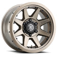 ICON Rebound Pro 17x8.5 6x5.5 0mm Offset 4.75in BS 106.1mm Bore Bronze Wheel.