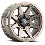 ICON Rebound Pro 17x8.5 6x5.5 0mm Offset 4.75in BS 106.1mm Bore Bronze Wheel.