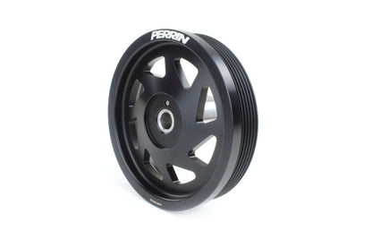 Perrin 18-22 Subaru Crosstrek / 19-22 Ascent Lightweight Crank Pulley (FA/FB Eng w/Small Hub) - Blk.
