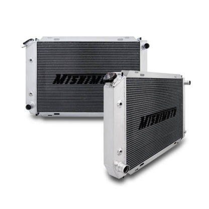 Mishimoto 79-93 Ford Mustang Dual Pass Manual Aluminum Radiator.