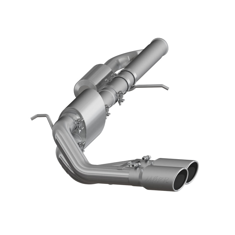 MBRP 09+ Chevrolet Silverado 1500 3in Cat Back Pre-Axle Dual Outlet w/ 4in Tip - T304.