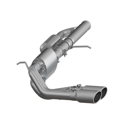 MBRP 09+ Chevrolet Silverado 1500 3in Cat Back Pre-Axle Dual Outlet w/ 4in Tip - T304.