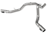 aFe Large Bore-HD 4in 409SS DPF-Back Exhaust System w/Polished Tips 20 GM Diesel Trucks V8-6.6L
