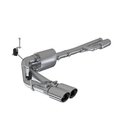MBRP 2019+ Chevrolet Silverado 1500 4.5L/5.3L Pre-Axle Dual Side Exite w/ 4in OD Tip - AL.