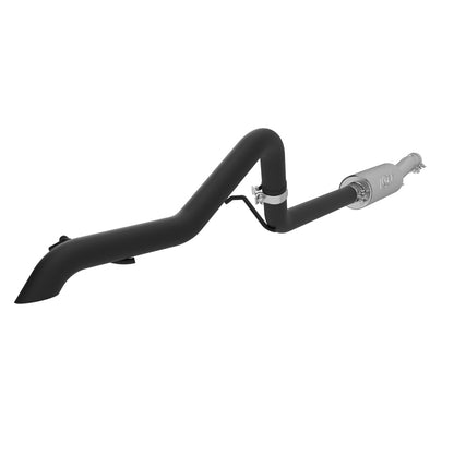 MBRP 2007-2009 Jeep Wrangler (JK) 3.8L V6 4 dr Off-Road Tail Pipe Muffler before Axle.