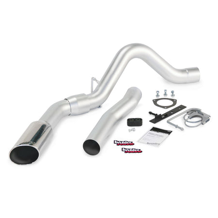 Banks Power 15 Chevy 6.6L LML ECLB/CCSB/CCLB Monster Exhaust Sys - SS Single Exhaust w/ Chrome Tip.