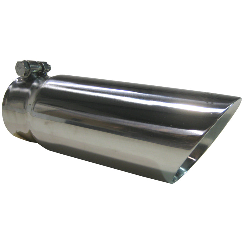 MBRP Universal Tip 3in O.D. Dual Wall Angled End 3 inlet 12 length.