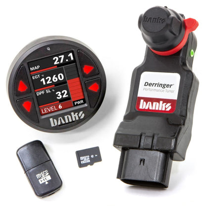 Banks Power 17-19 Ford F250/F350 6.7L PowerStroke Derringer Tuner (Gen 2) w/ 1.8 iDash DataMonster.