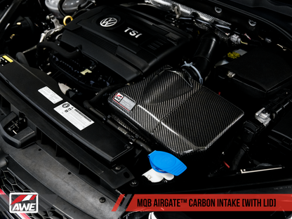 AWE Tuning 1.8T/2.0T Carbon Fiber AirGate Intake w/ Lid [2660-15024]