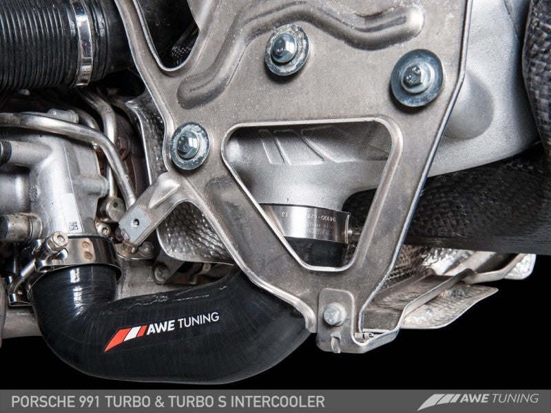 AWE Tuning Porsche 991 (991.2) Turbo/Turbo S Performance Intercooler Kit.