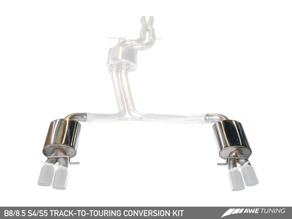 AWE Tuning Track to Touring Conversion Kit - 102MM Tips | 3815-41010