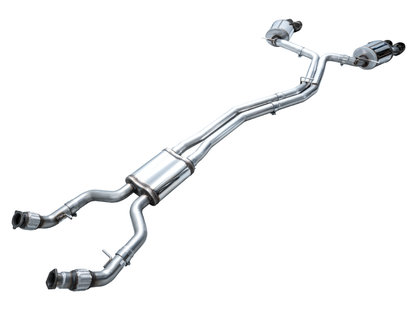 AWE Tuning Touring Catback Exhaust - Diamond Black Tips | 3015-43107