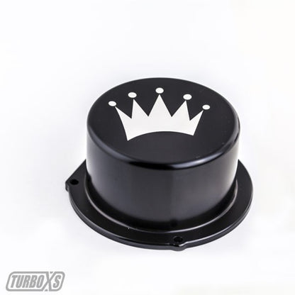 Turbo XS 15-16 Subaru WRX Billet Aluminum Vacuum Pump Cover - Black.