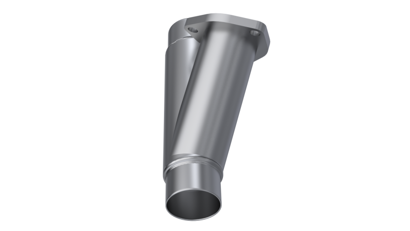 QTP 2.25in Weld-On QTEC Exhaust Cutout Y-Pipe.