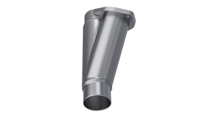 QTP 2.25in Weld-On QTEC Exhaust Cutout Y-Pipe.