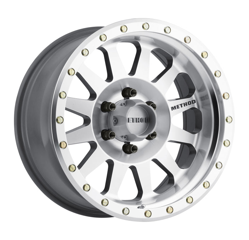 Method MR304 Double Standard 17x8.5 0mm Offset 6x135 94mm CB Machined/Clear Coat Wheel.