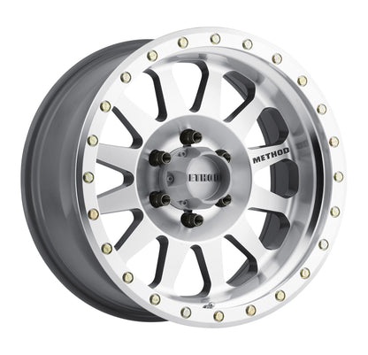 Method MR304 Double Standard 17x8.5 0mm Offset 6x135 94mm CB Machined/Clear Coat Wheel.