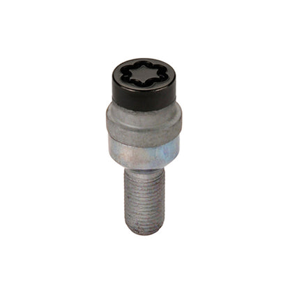 McGard Wheel Lock Bolt Set - 4pk. (Radius Seat) M14X1.5 / 17mm Hex / 28.2mm Shank Length - Black.