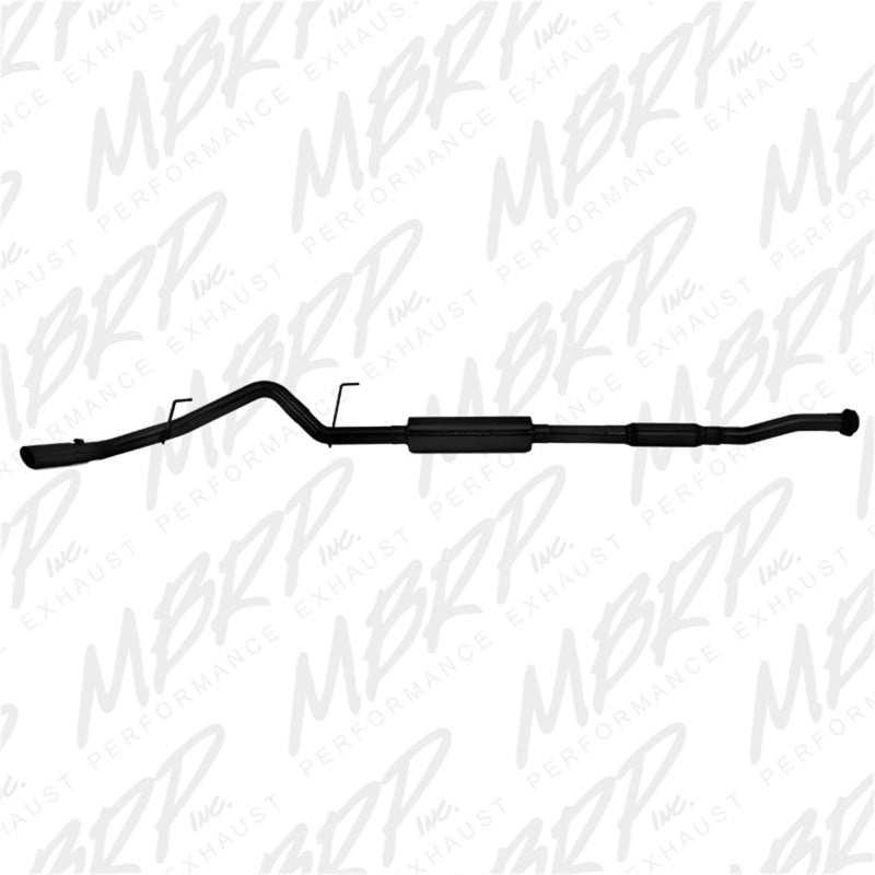 MBRP 11-14 Ford F150 3in Cat Back Single Side Exit Black Coated Exhaust System.