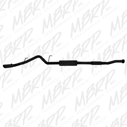 MBRP 11-14 Ford F150 3in Cat Back Single Side Exit Black Coated Exhaust System.