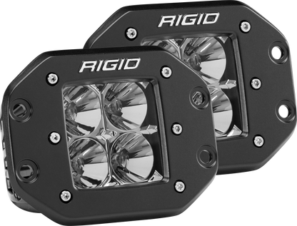 Rigid Industries Dually - Flush Mount - Flood - Set of 2.