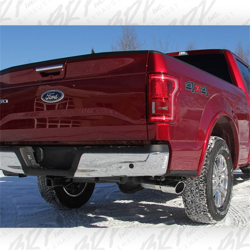 MBRP 2015 Ford F-150 5.0L 3in Cat Back Single Side Exit AL Exhaust System.
