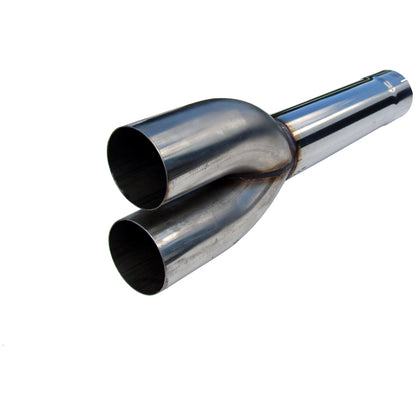 MBRP Universal (not 6.4L Ford Chevy LMM or 6.6L Dodge) Dual Muffler Delete Pipe 4 Inlet /Outlet 27.