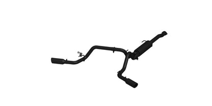 MBRP 2016 Toyota Tacoma 3.5L 3in Cat Back Dual Split Side Black.