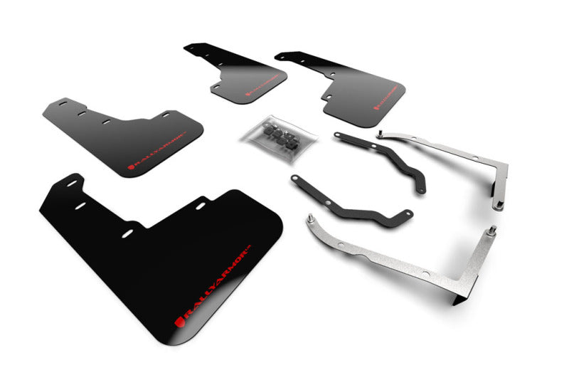 Rally Armor 18-19 Subaru XV Crosstrek Lift/AT UR Black Mud Flap w/ Red Logo.