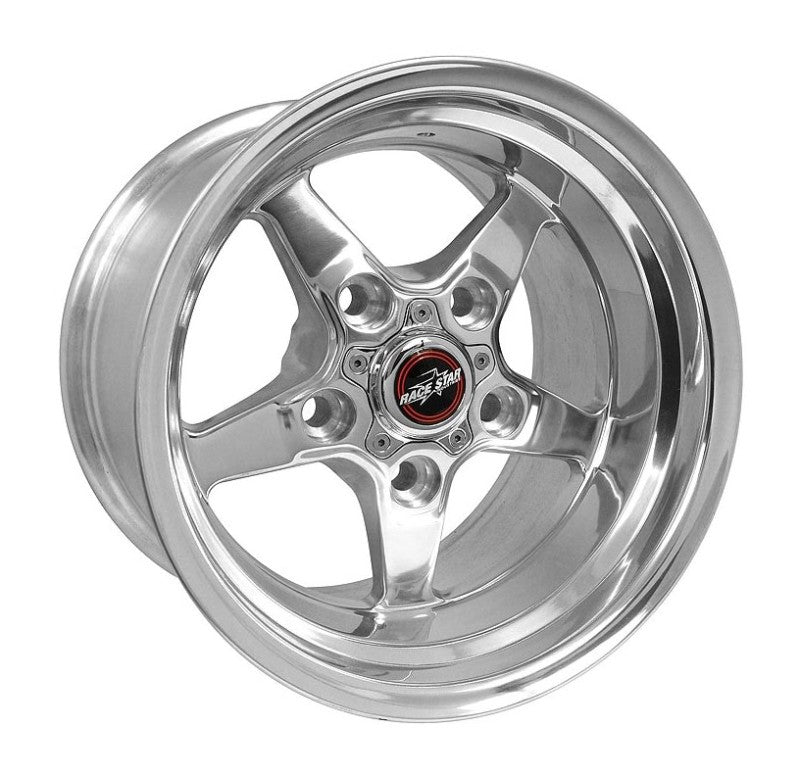 Race Star 92 Drag Star 17x7 5x135bc 4.25bs Direct Drill Polished Chrome Wheel.