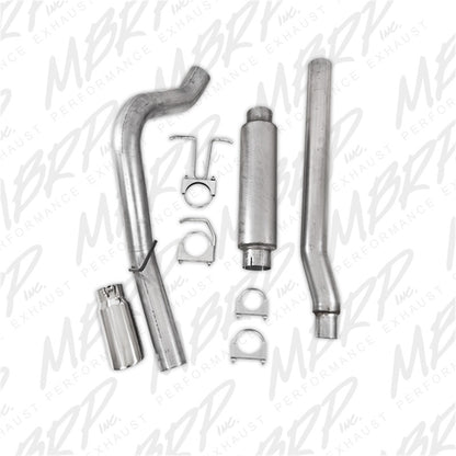 MBRP 11-13 Ford F-250/350/450 6.2L V8 Gas 4in Cat Back Single Side Alum Exhaust System.