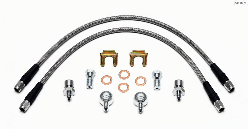 Wilwood Flexline Kit D52 Caliper 18in w/ Banjo 7/16-20.