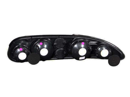 ANZO 1993-2002 Chevrolet Camaro Taillights Dark Smoke.