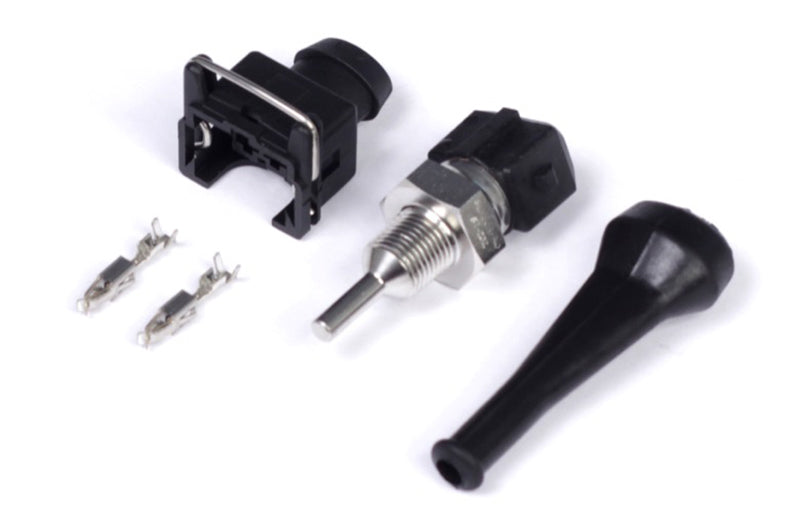 Haltech Oil Temperature Sensor High Range 150 Deg C 1/8 NPT Thread (Incl Bosch EV1 Plug & Pins).