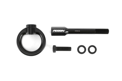Perrin 02-07 Subaru WRX/STI Tow Hook Kit (Front) - Flat Black.