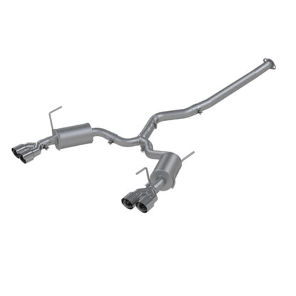 MBRP 15-19 Subaru WRX 2.0L/STI 2.5L 3in Dual Split Rear Exit w/ 3.5in Tips - T304 (Street Version).