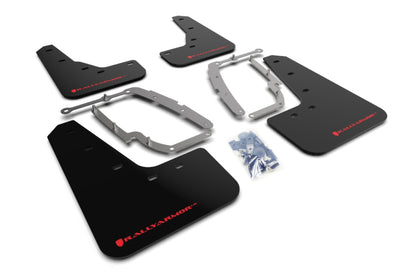 Rally Armor 17+ Tesla Model 3 UR Black Mud Flap w/ Red Logo.