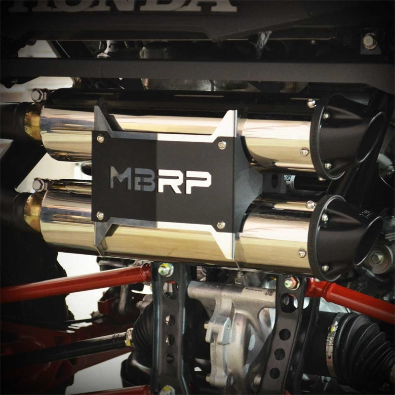 MBRP 19-20 Honda Talon Dual Slip-On Exhaust System w/Performance Muffler.