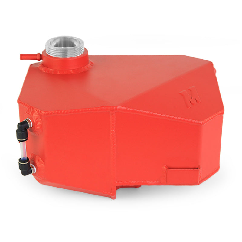 Mishimoto 2013+ Ford Focus ST/2016+ Focus RS Aluminum Expansion Tank - Wrinkle Red.