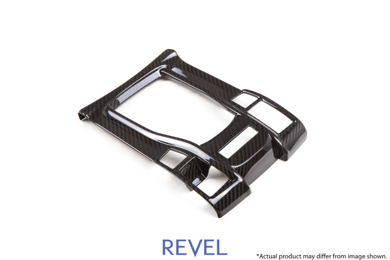 Revel GT Dry Carbon Shifter Panel Cover 17-18 Honda Civic Type-R - 1 Piece.