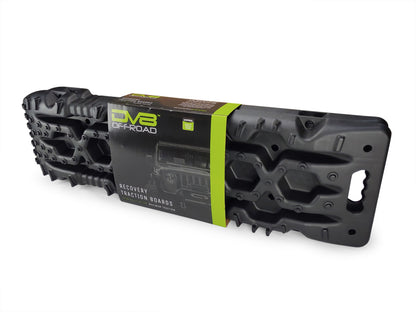 DV8 Offroad Recovery Traction Boards w/ Carry Bag - Black.
