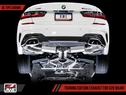 AWE Tuning  Touring Exhaust (Use OE Tips) | 3015-11058