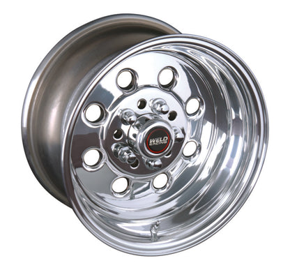 Weld Draglite 15x3.5 / 5x4.5 & 5x4.75 BP / 1.375in. BS Polished Wheel - Non-Beadlock.