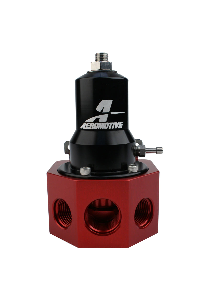 Aeromotive Regulator - 30-120 PSI - .500 Valve - 4x AN-08 and AN-10 inlets / AN-10 Bypass.