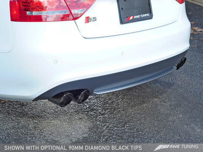 AWE Tuning Touring Catback Exhaust - 102MM Diamond Black Tips | 3010-43030