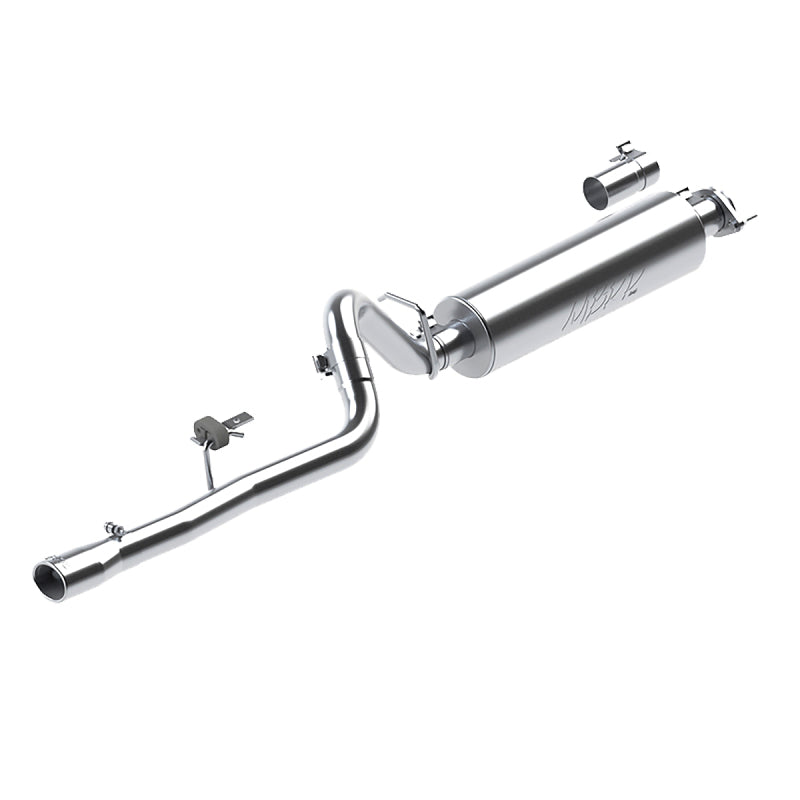 MBRP 86-00 Jeep 2.5L Cherokee 2.5in Cat Back Single T409.