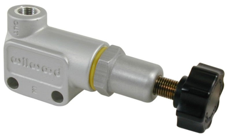 Wilwood Proportioning Valve - Knob Adjust M10x1 BBF Inlet & Outlet.