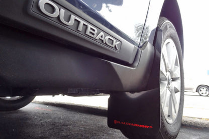 Rally Armor 2015 Subaru Outback UR Black Mud Flap w/ Red Logo.