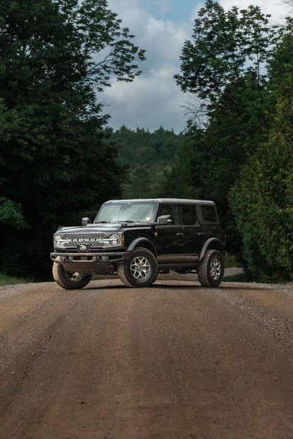 MBRP 21-Up Ford Bronco 2.3L/2.7L EcoBoost 2/4DR Aluminized Steel High Clearance Cat-back Exhaust.